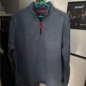 J. Crew Blue Zip Up Sweater